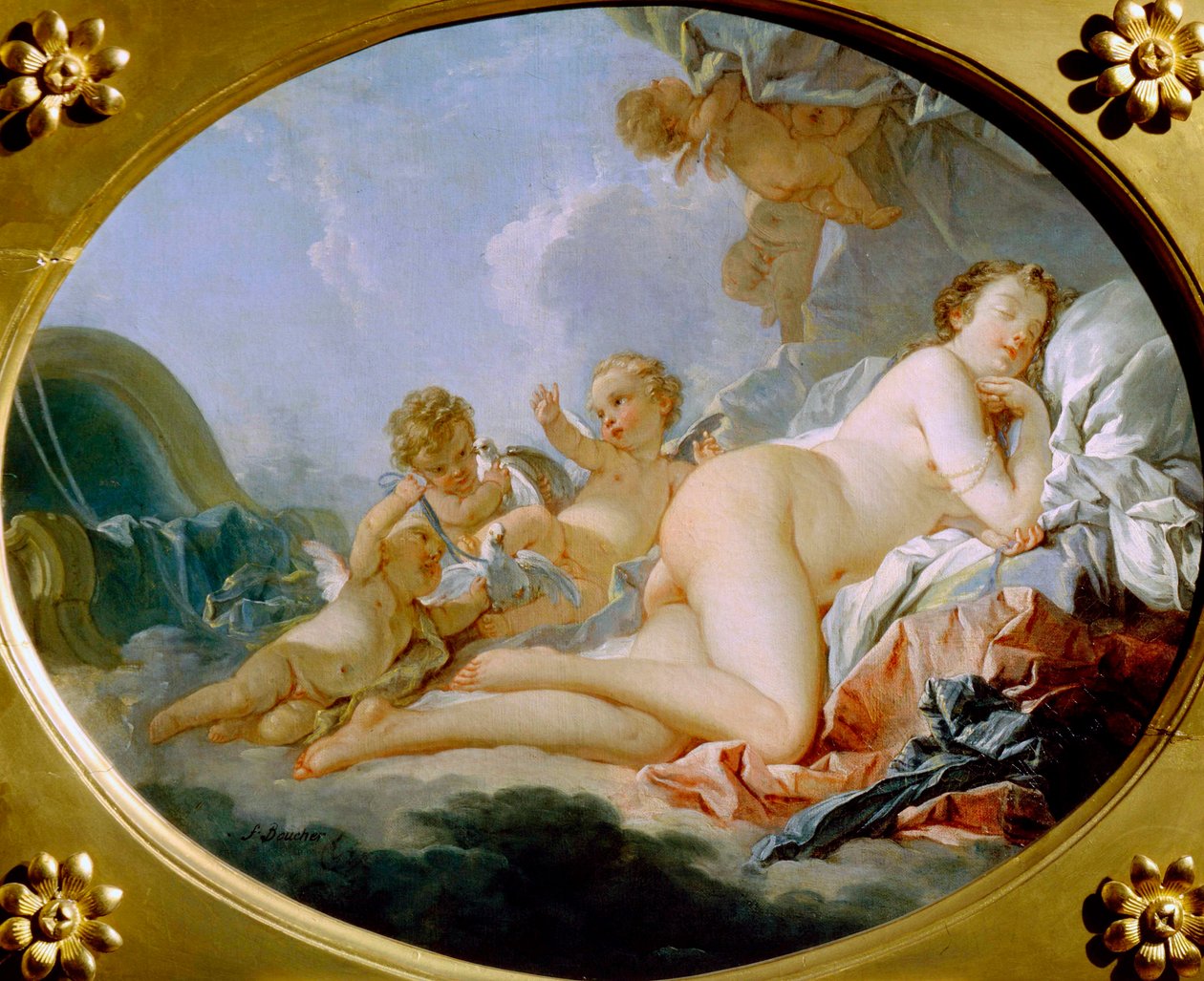 Venere dormiente, XVIII secolo da François Boucher