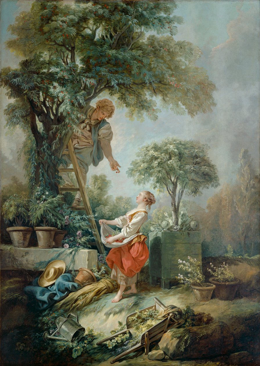 I raccoglitori di ciliegie, 1768 da François Boucher