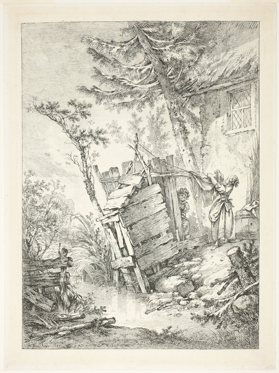 La lavandaia da François Boucher