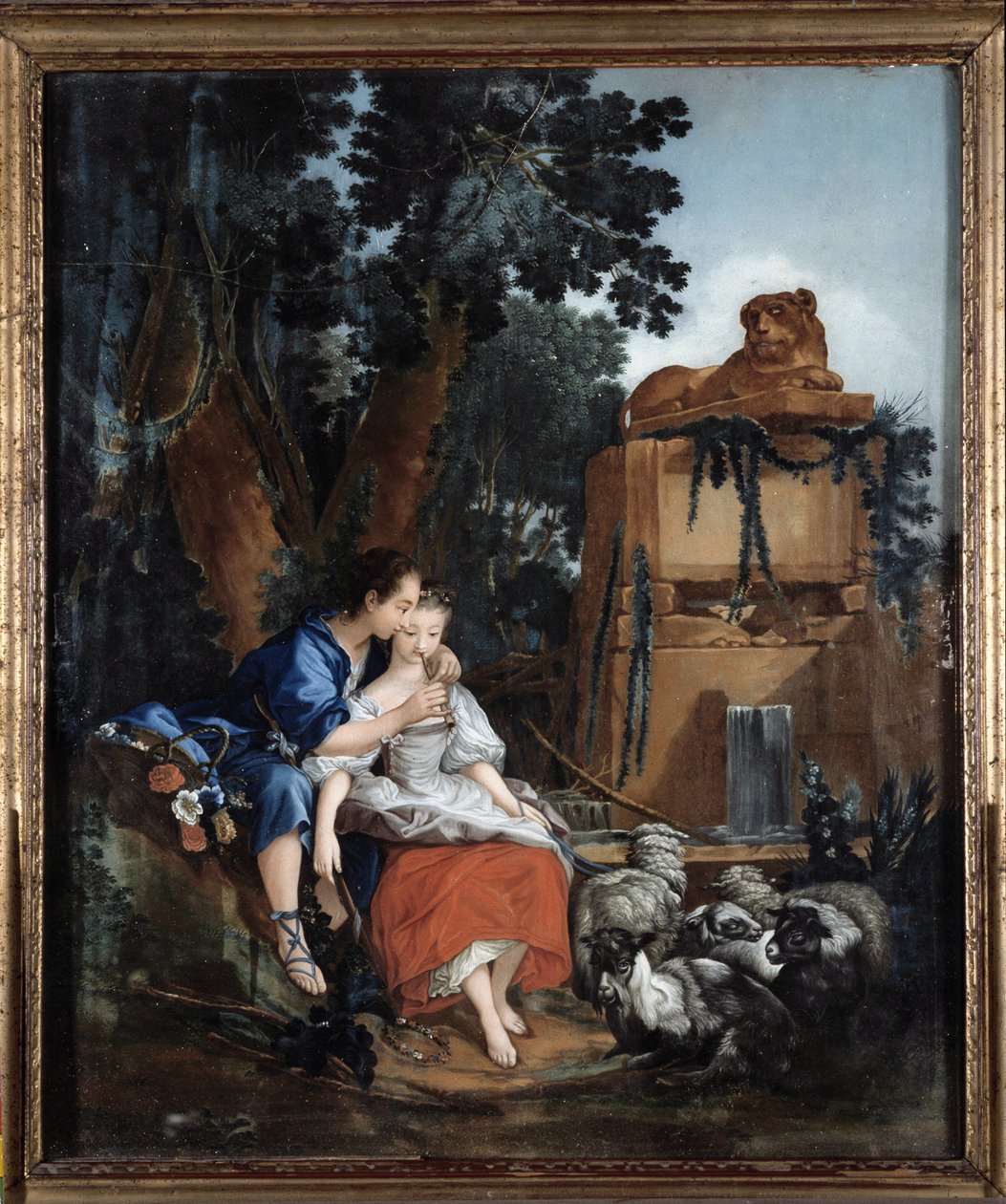La lezione di flauto da François Boucher