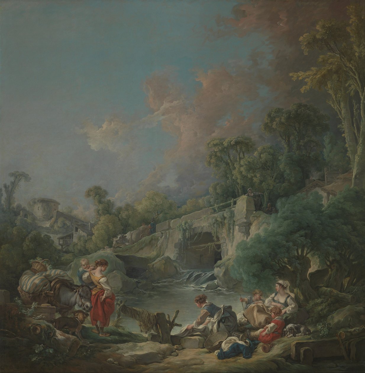 Lavandaie, 1768 da François Boucher