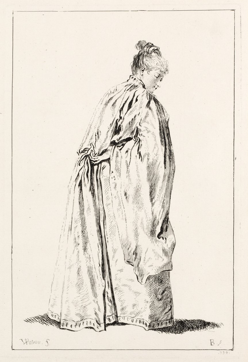 Donna in piedi da François Boucher