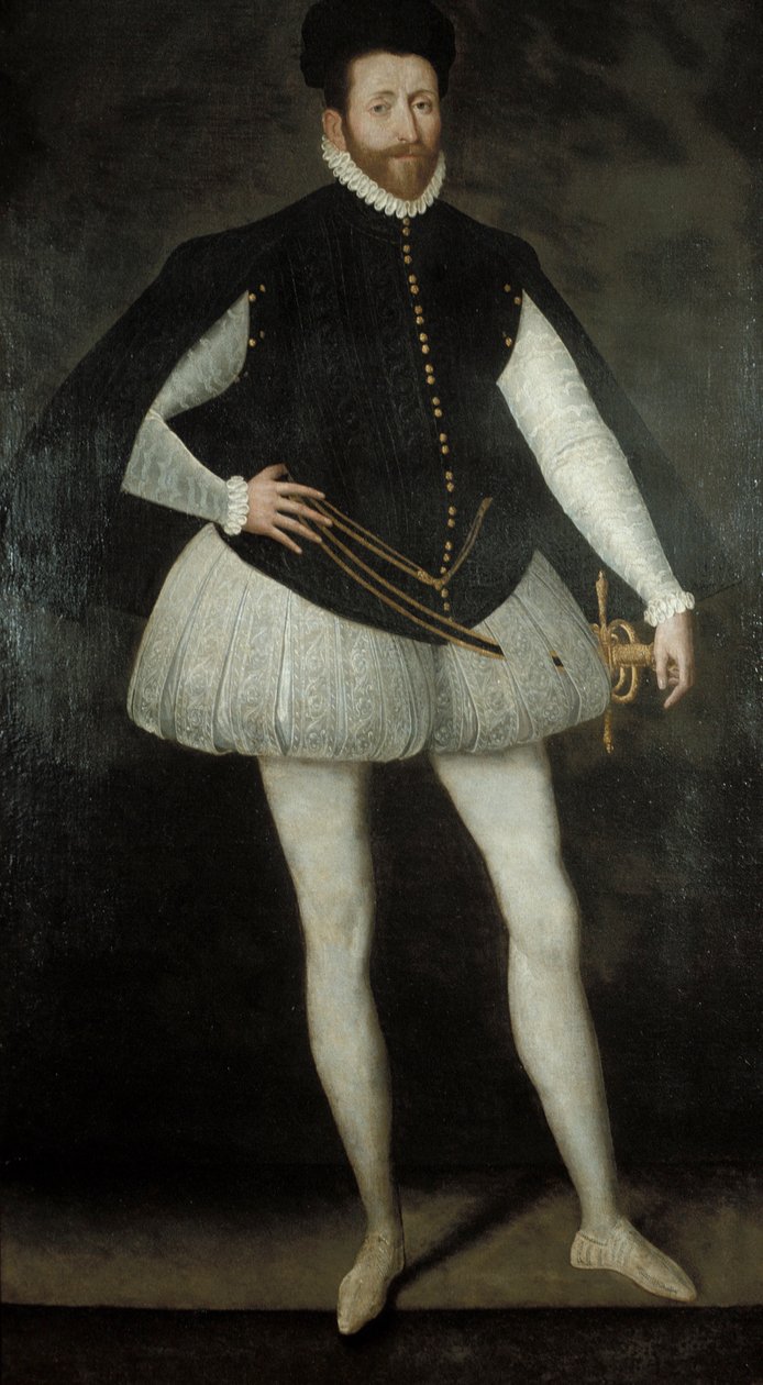 Un nobile della corte di Valois da François Clouet