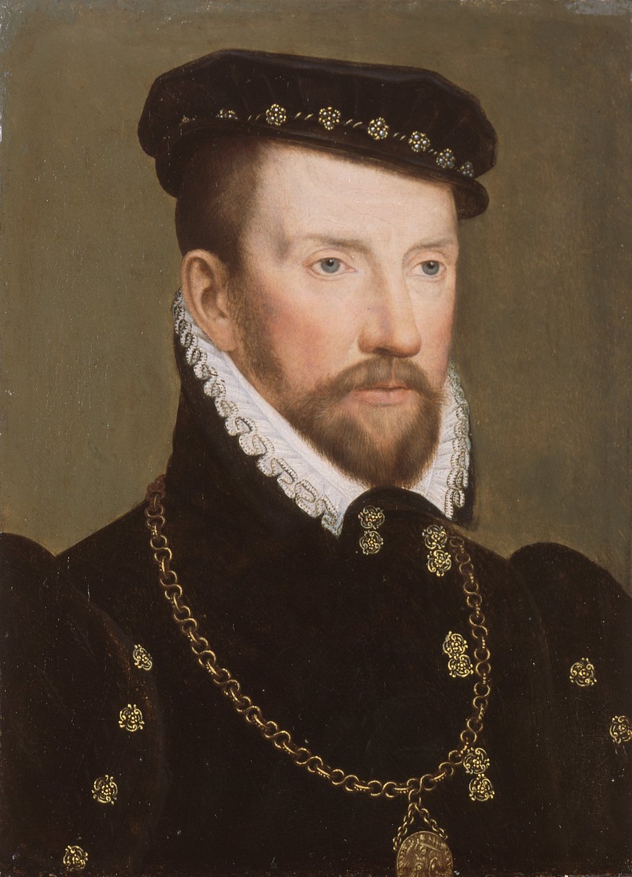 Ammiraglio Gaspard II de Coligny da François Clouet