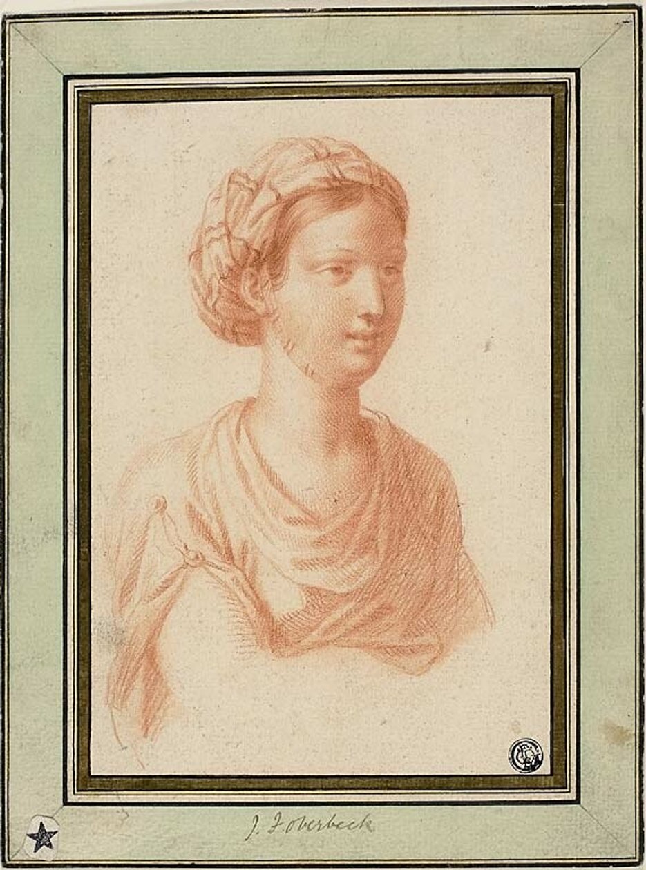 Busto di donna con turbante da François Le Moyne