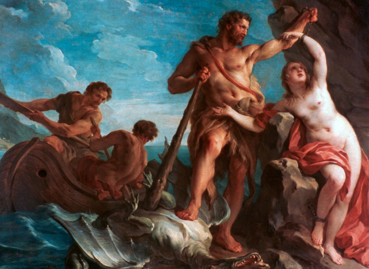 Eracle che libera Esione, c1708-1737 da François Lemoyne