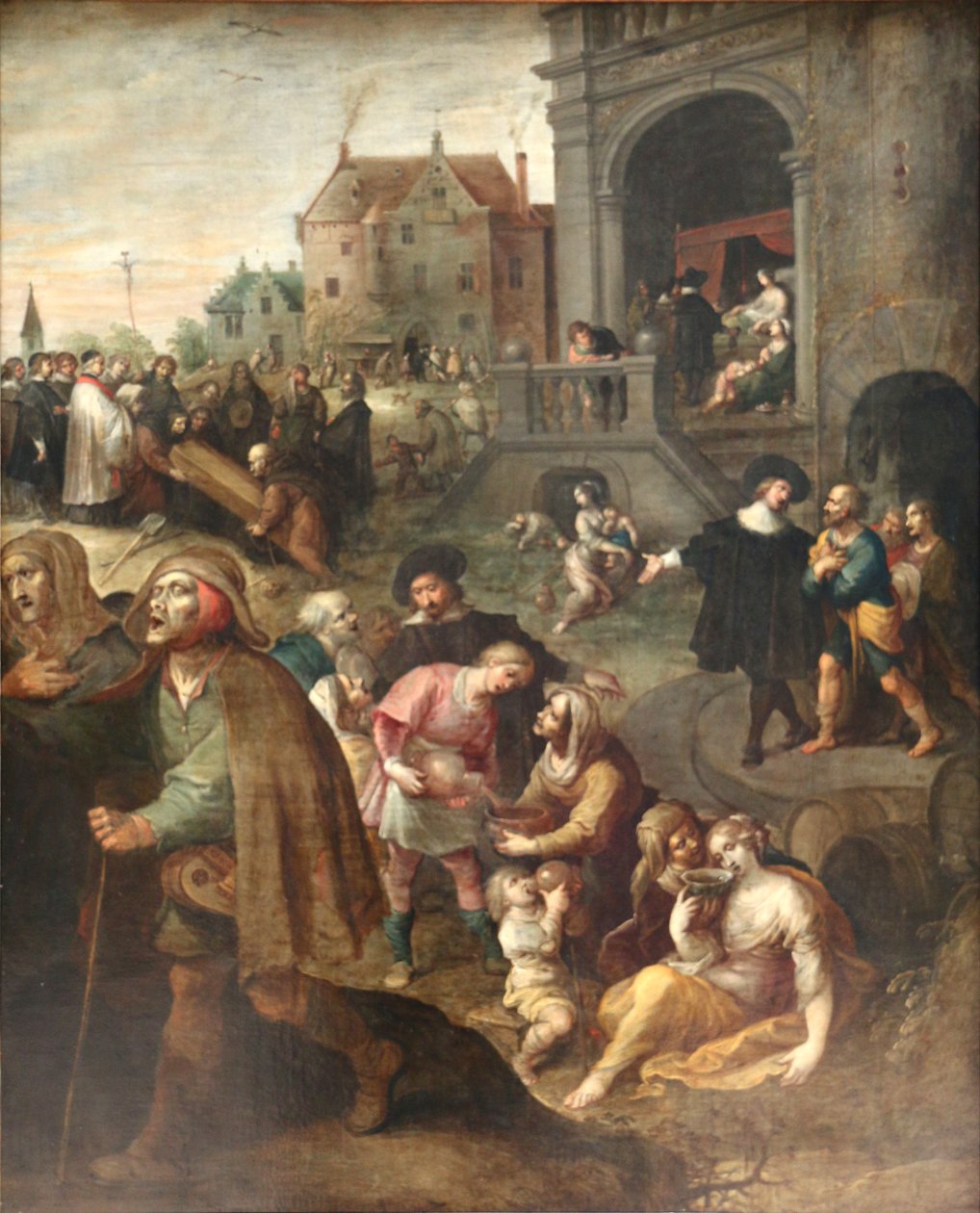 Le opere di misericordia da Frans Francken the Younger