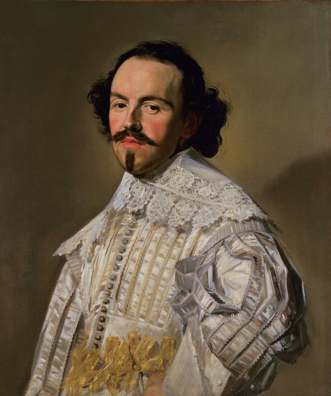 Ritratto di un Cavaliere in Bianco da Frans Hals