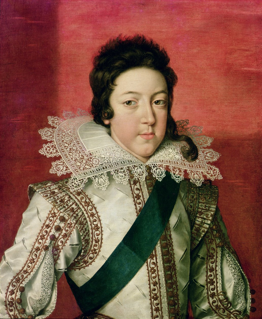 Ritratto di Luigi XIII (1601-43) da ragazzo, con l