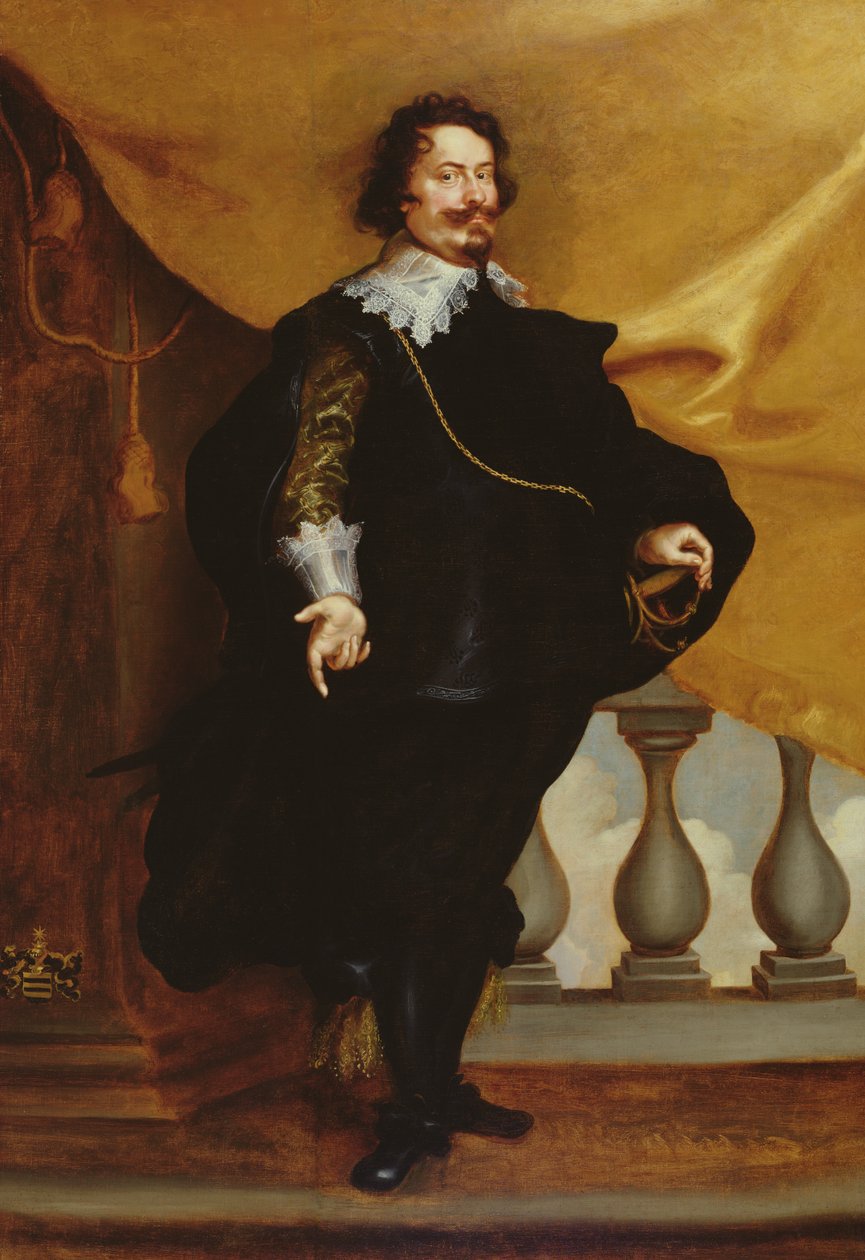 Ritratto di un aristocratico da Frans Luyckx or Leux