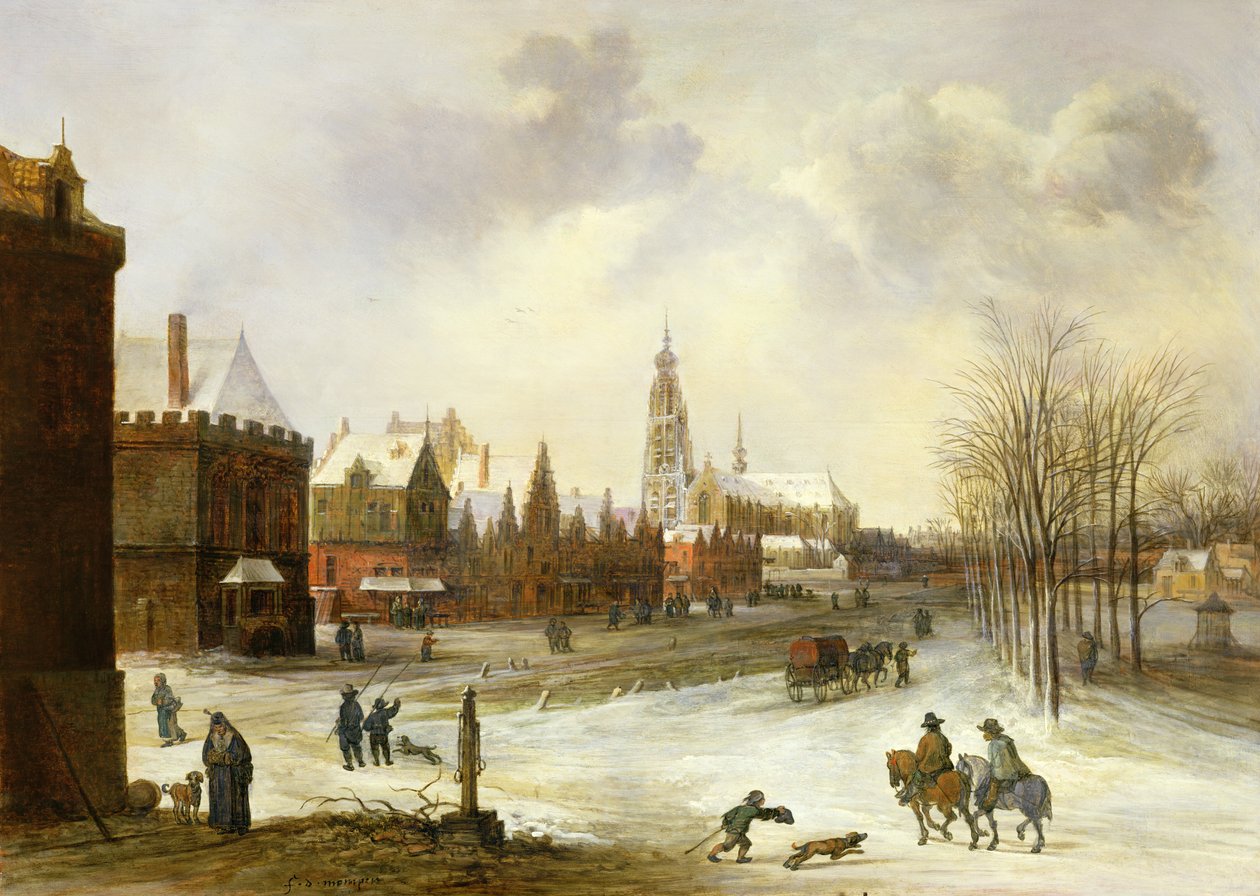 Una vista di Breda da Frans de Momper