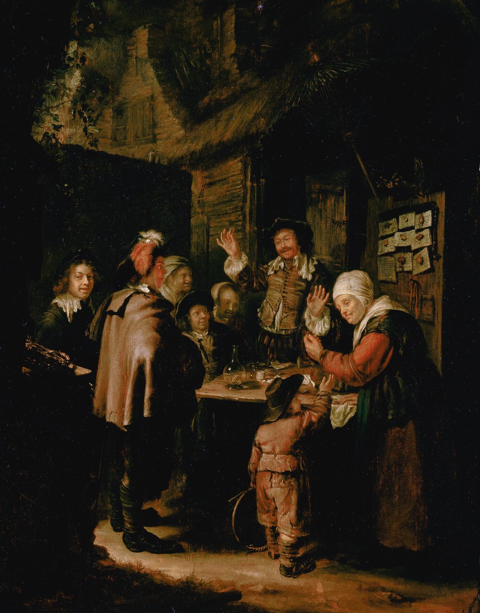 Il ciarlatano olandese da Frans van Mieris