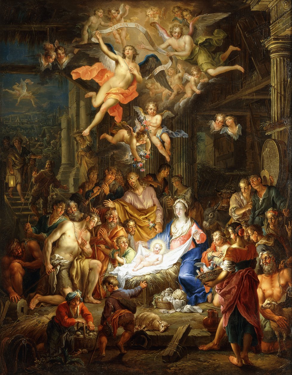 La Natività da Frans Christoph Janneck