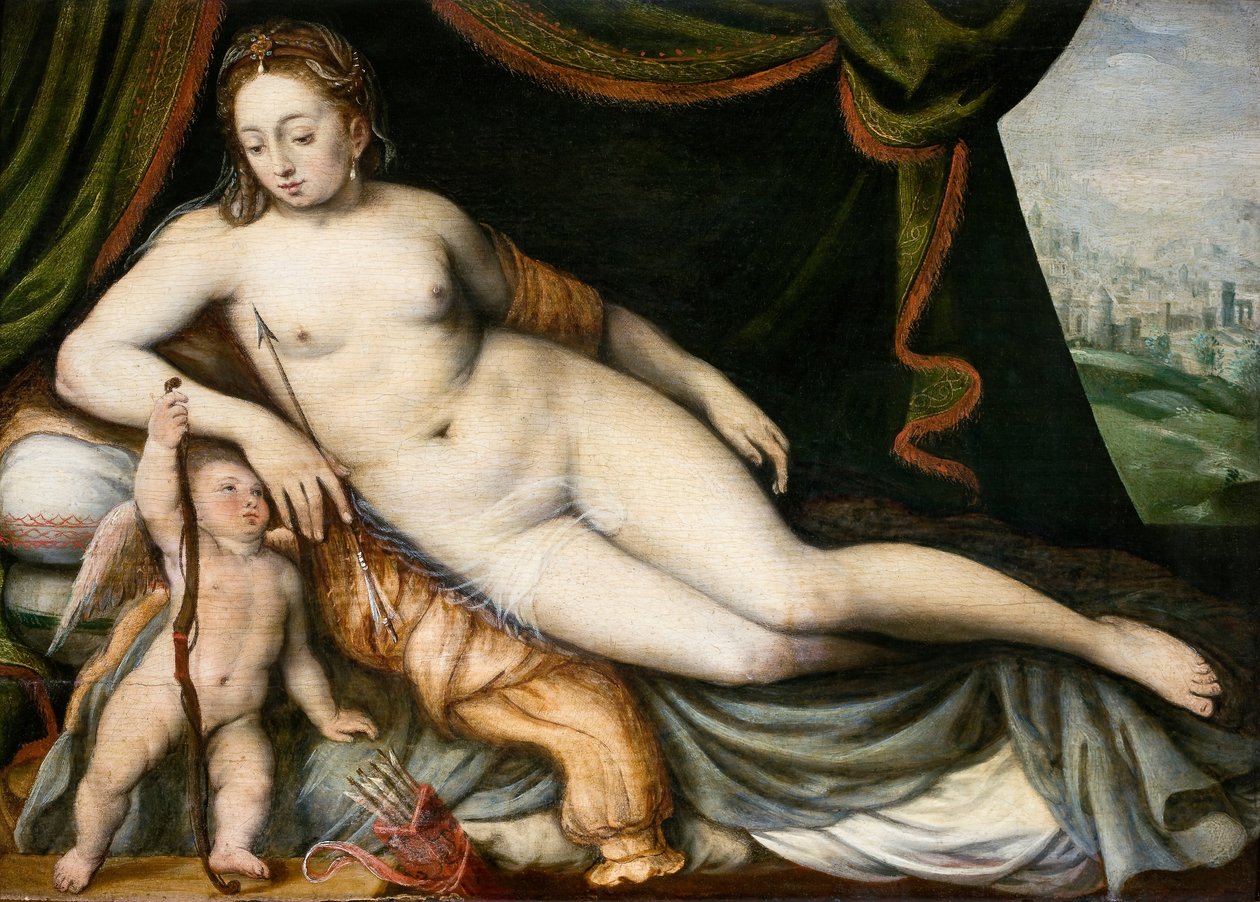 Venere e Cupido da Frans Floris I