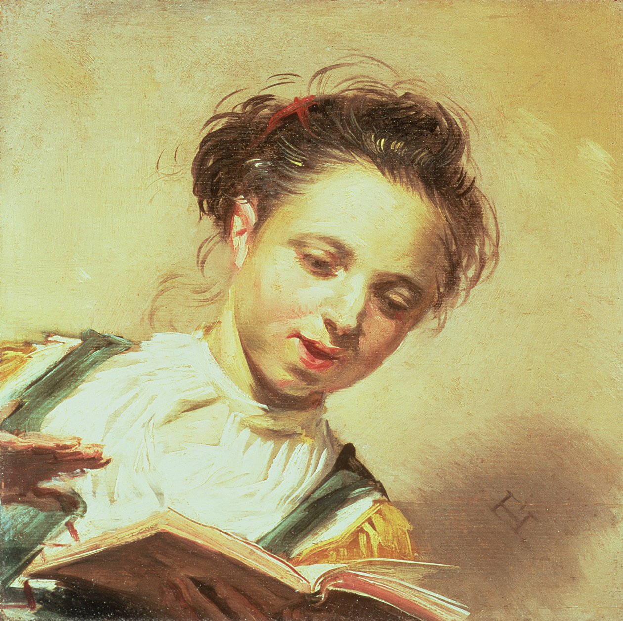 Una ragazza che canta da Frans Hals