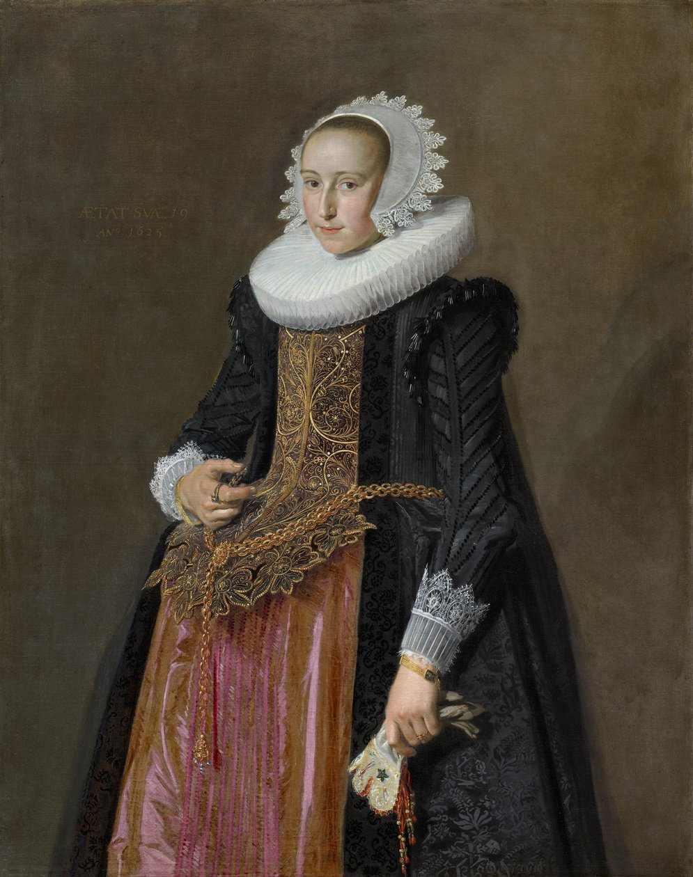 Ritratto di Aletta Hanemans (1606-1653) da Frans Hals