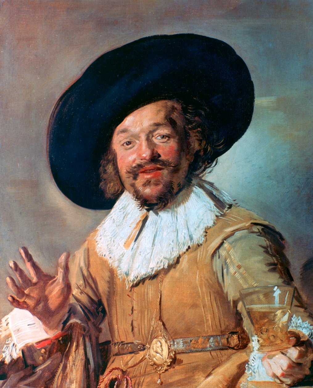 Il bevitore allegro, 1628-1630 da Frans Hals