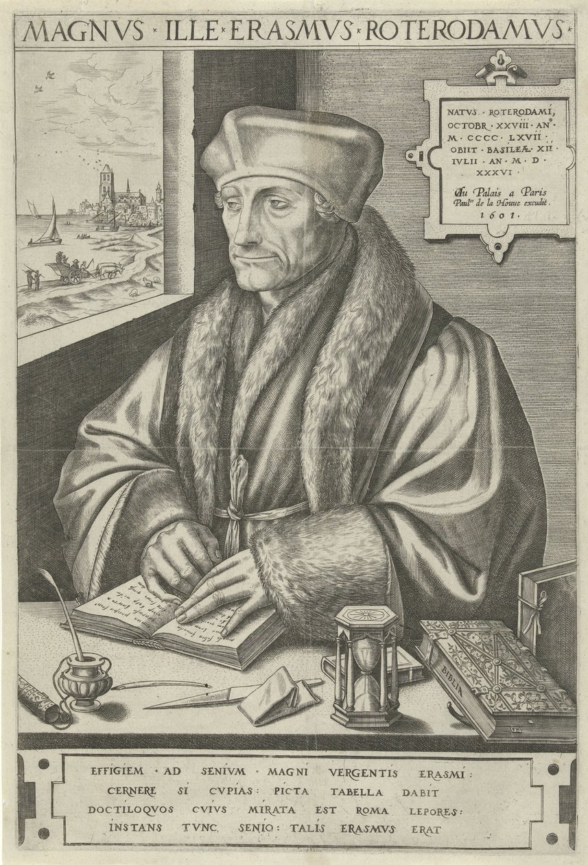 Ritratto di Desiderius Erasmus da Frans Huys