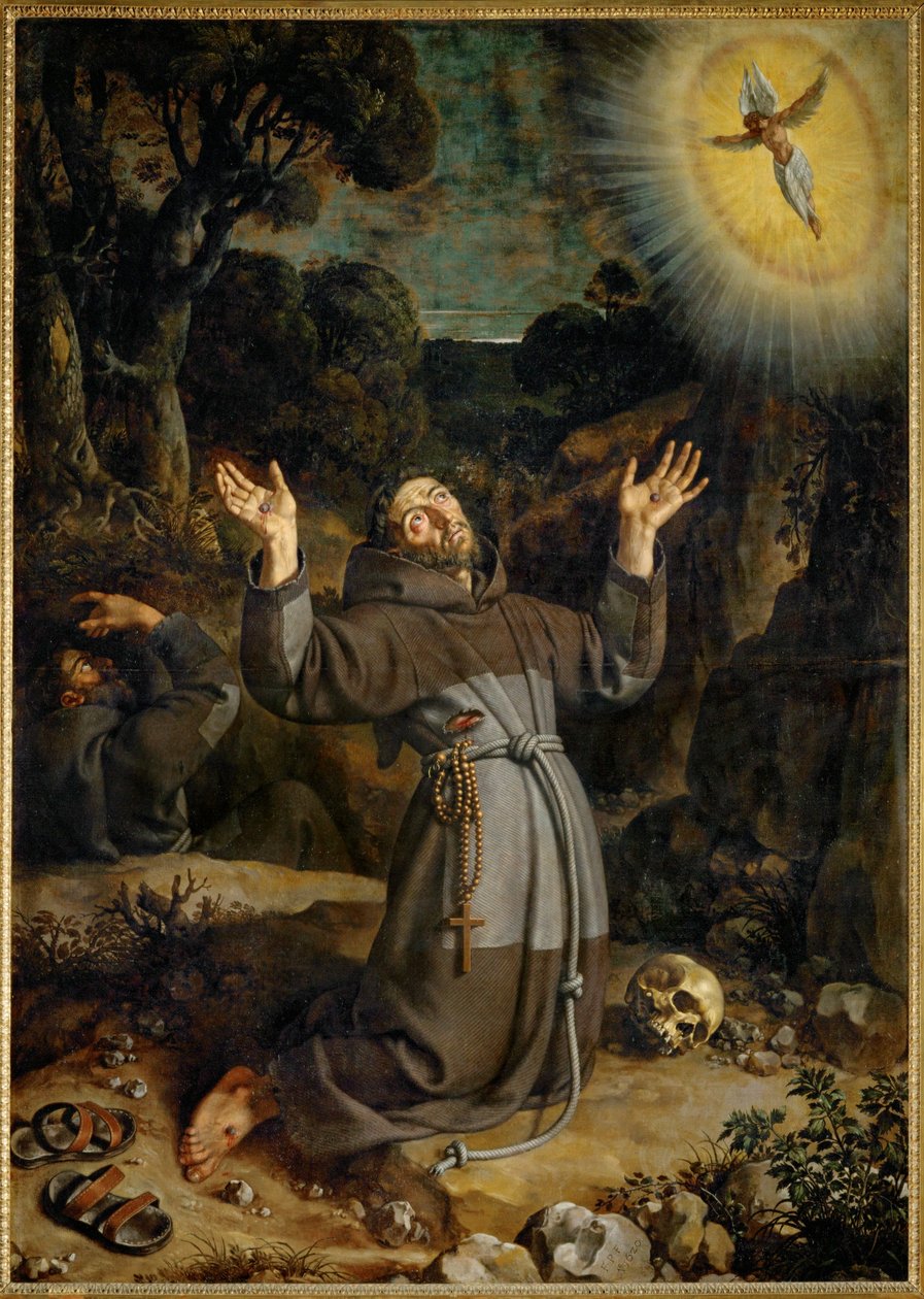 San Francesco Assisi riceve le stimmate ... da Frans II Pourbus