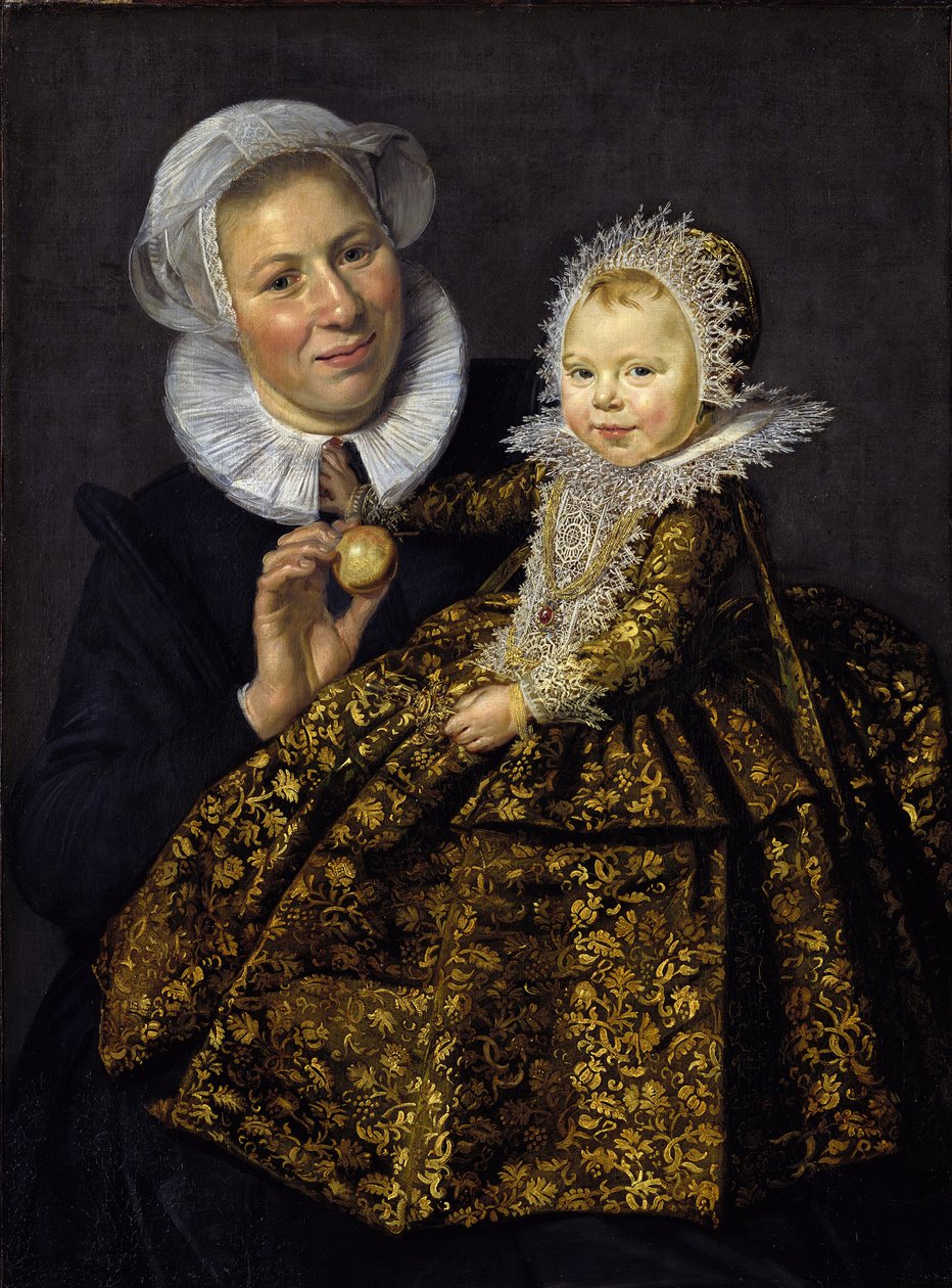 Catharina Hooft con la sua nutrice da Frans I Hals