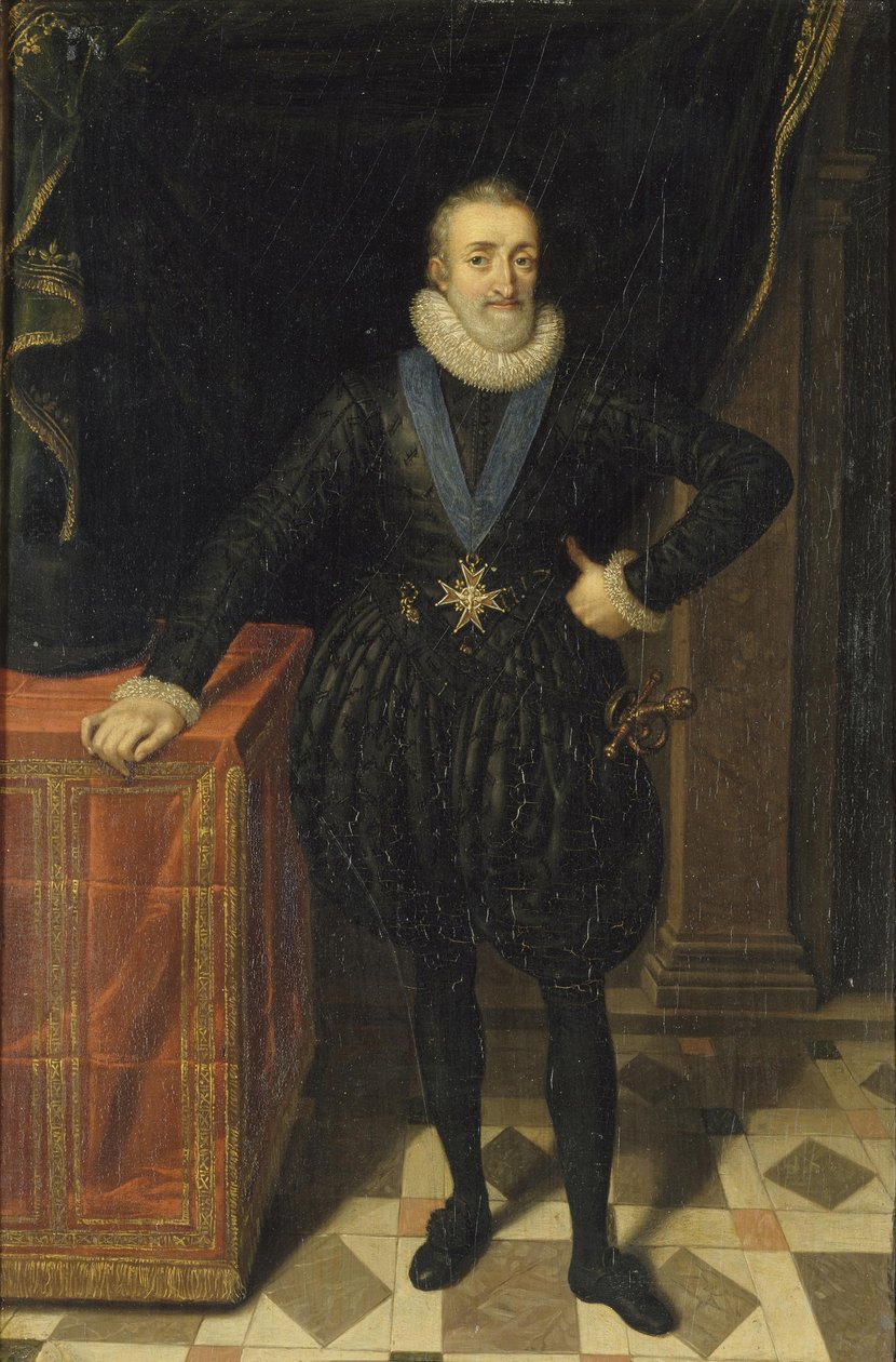 Re Enrico IV di Francia da Frans Pourbus the Younger