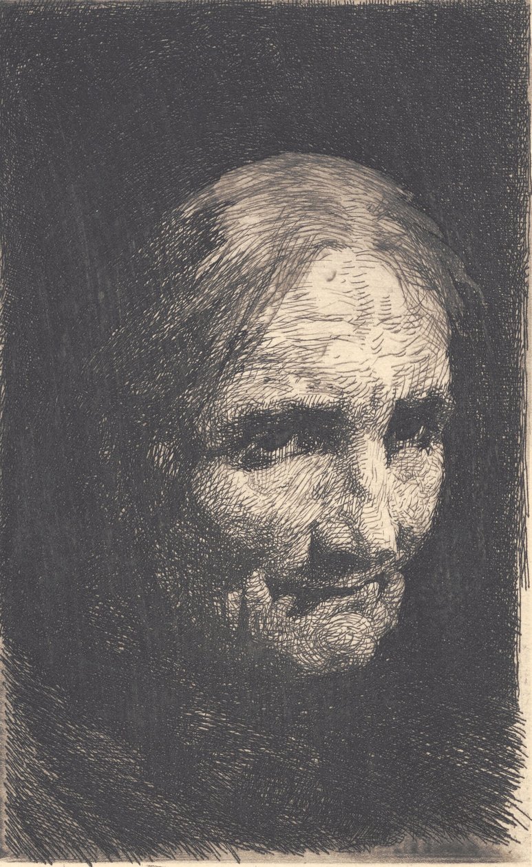 Vecchia donna da Frans Schwartz