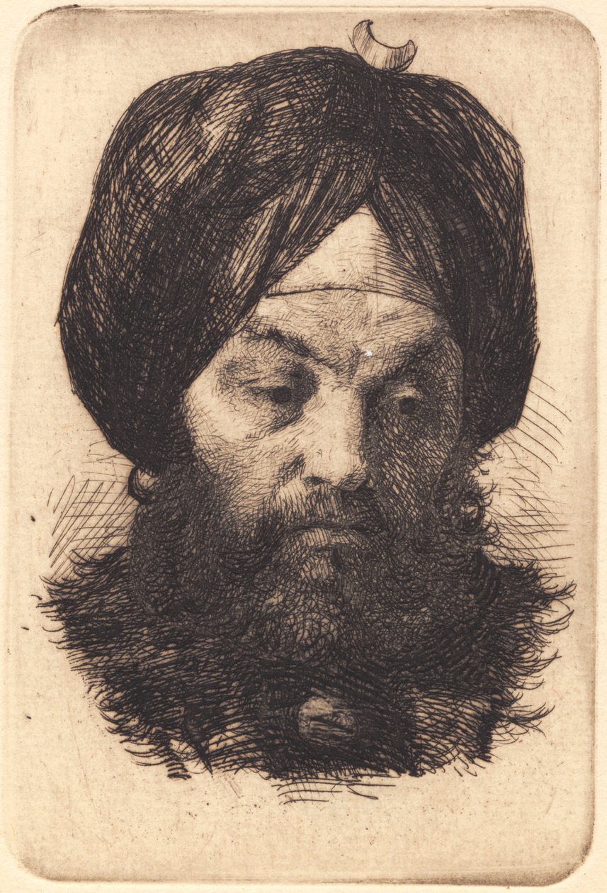 Uomo con turbante da Frans Schwartz