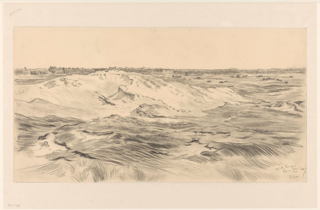 Le Montagne Bianche a Laren da Frans Alexander Evert Lodewijk Smissaert