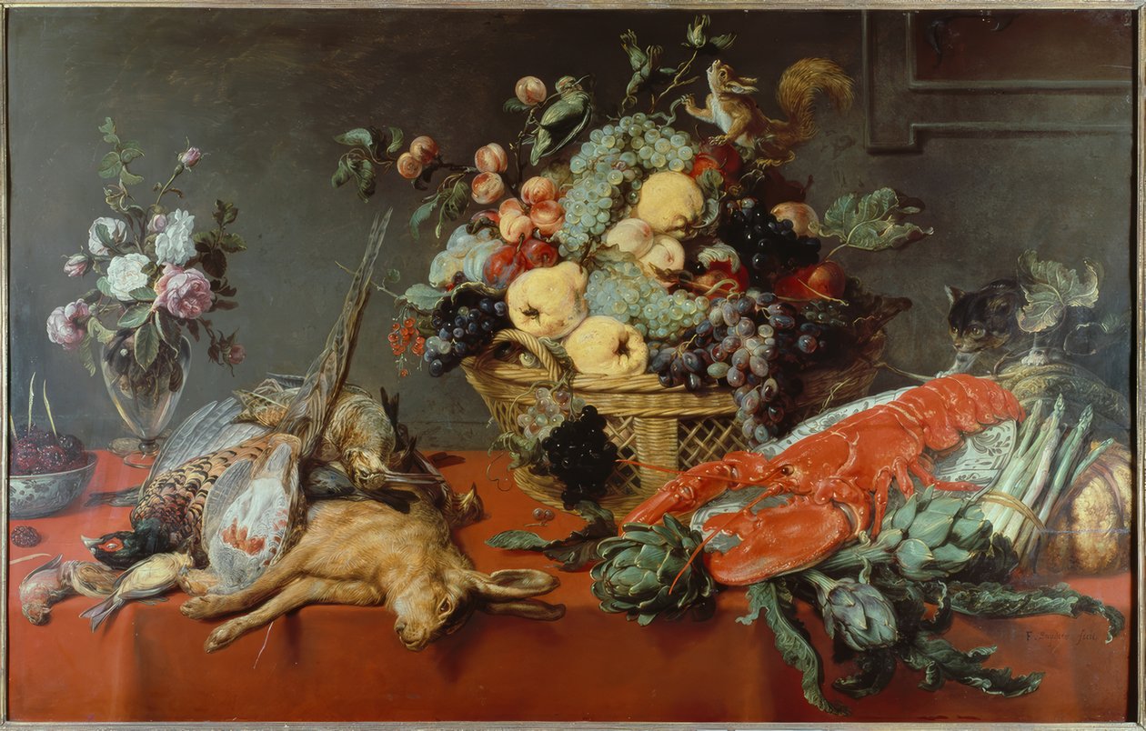 Natura morta con cesto di frutta da Frans Snyders or Snijders