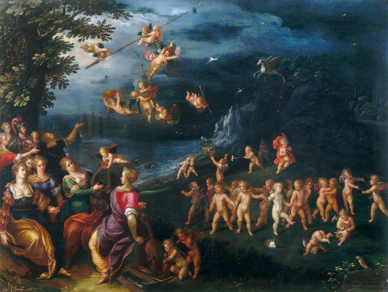 Allegorie del genio da Frans the Elder Francken