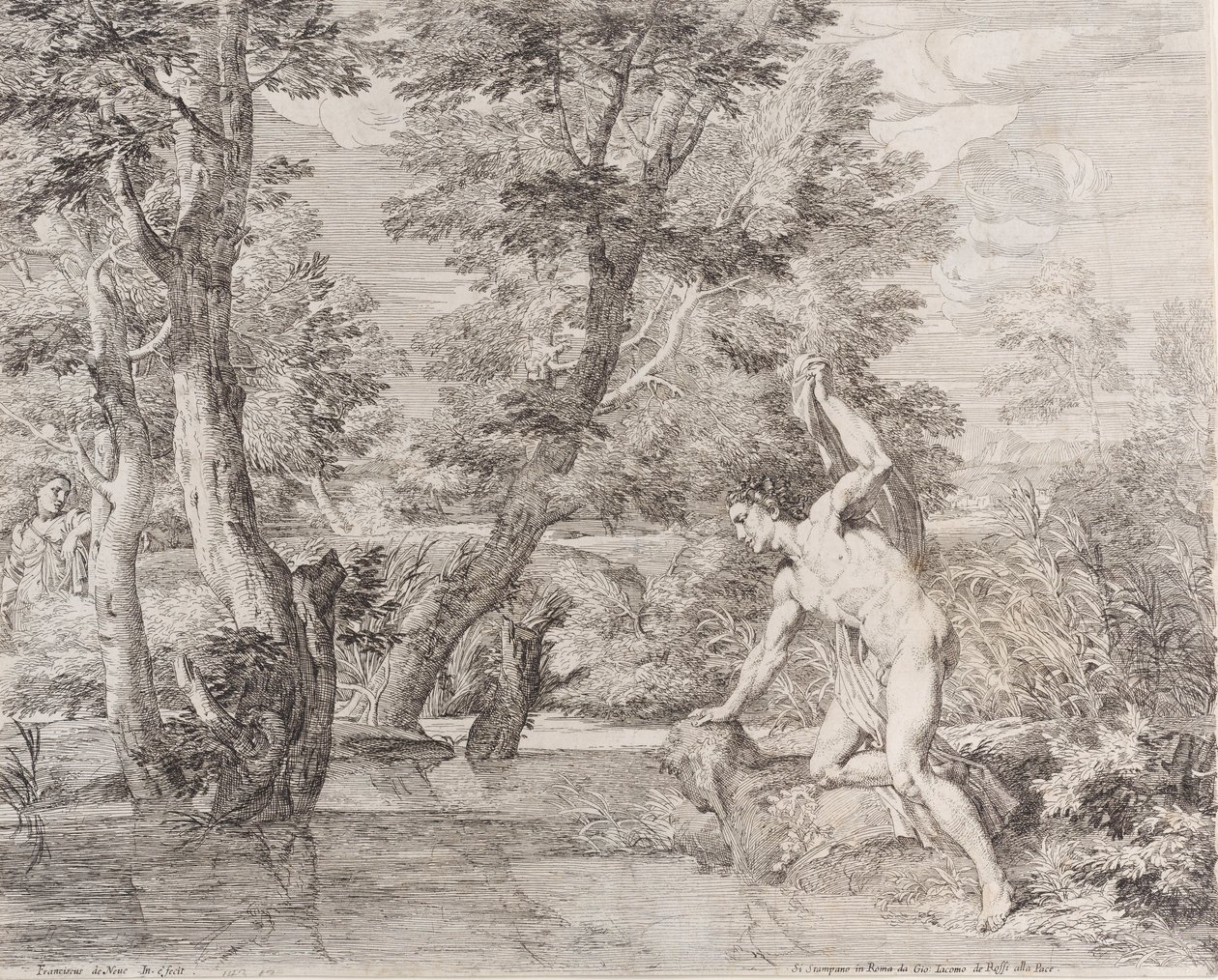 Narciso ed Eco, XVII secolo da Frans van der Neve