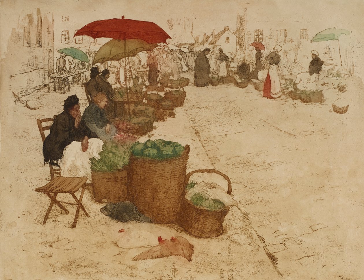 Mercato delle verdure da František Šimon