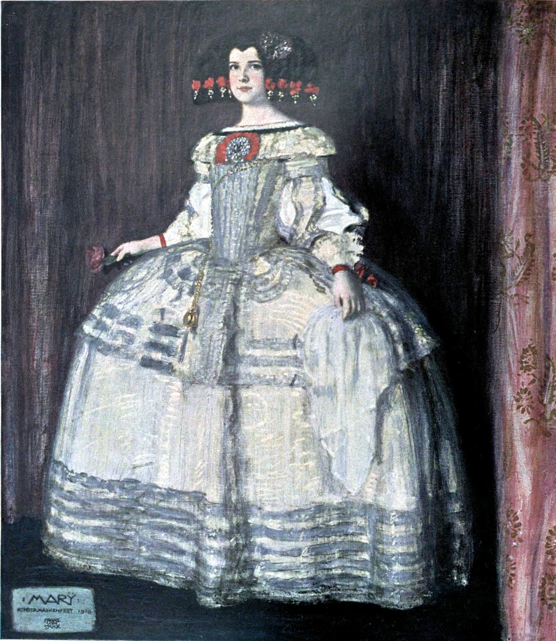 Maria in costume di Velázquez da Franz von Stuck