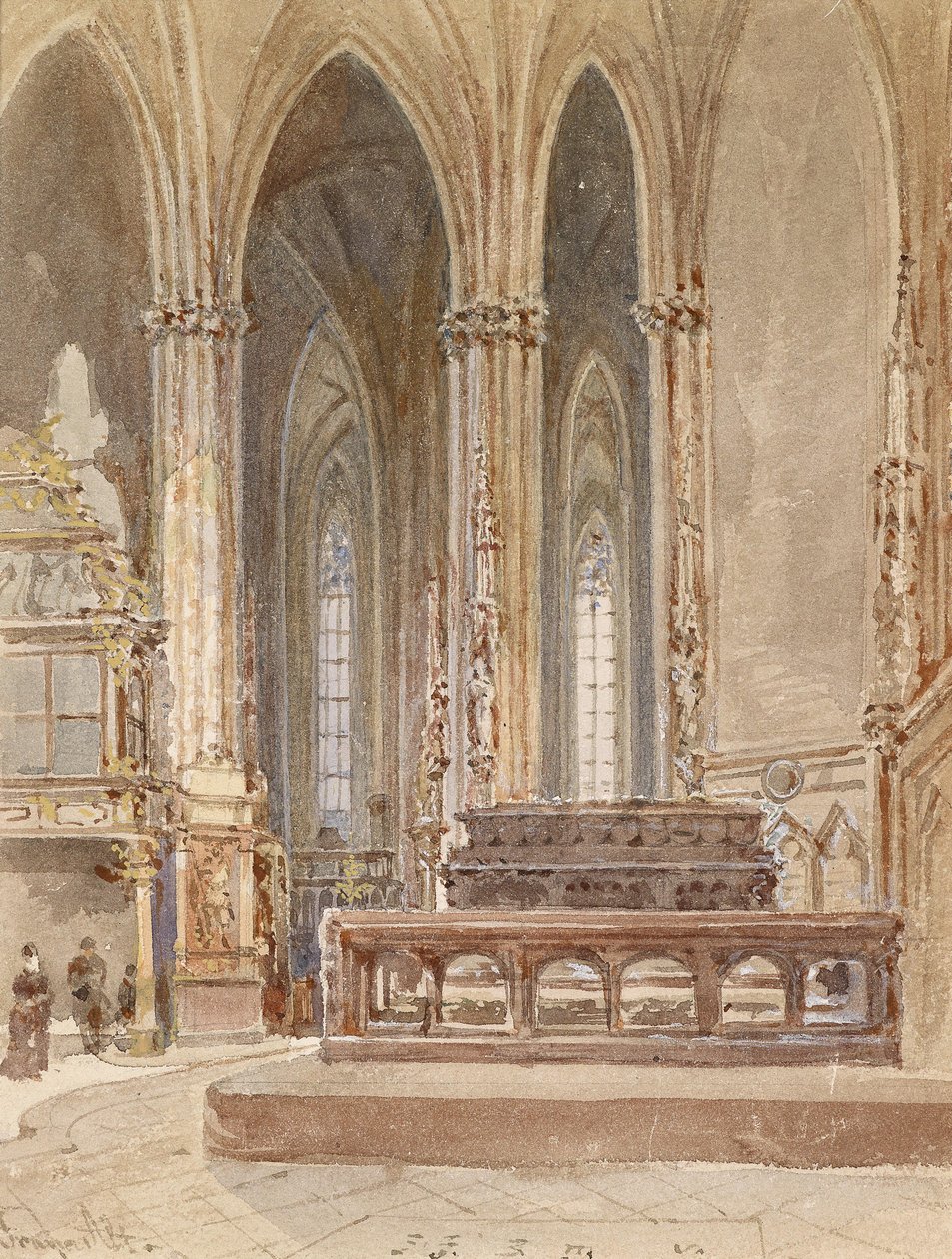 Monumento a Federico III nella chiesa di Santo Stefano da Franz Alt