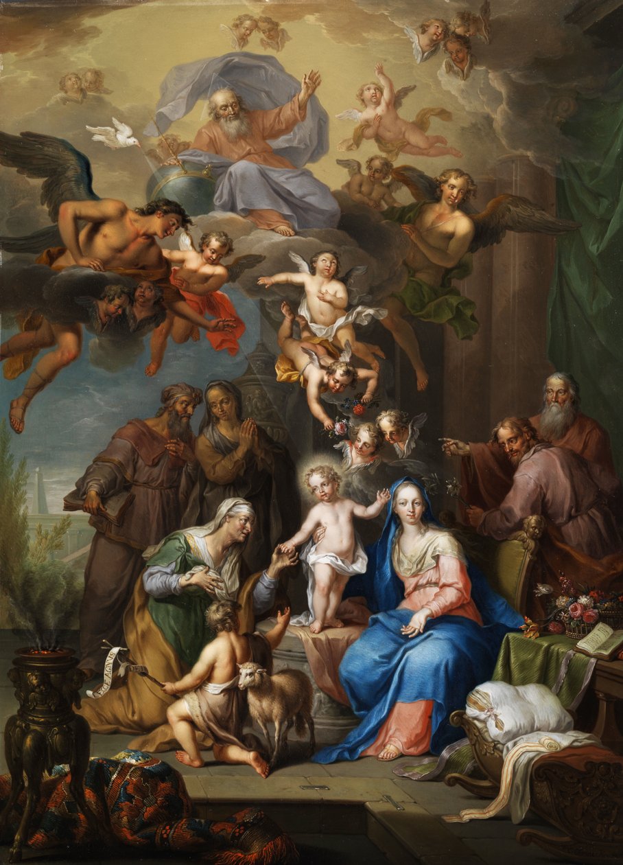 La Sacra Famiglia da Franz Christoph Janneck