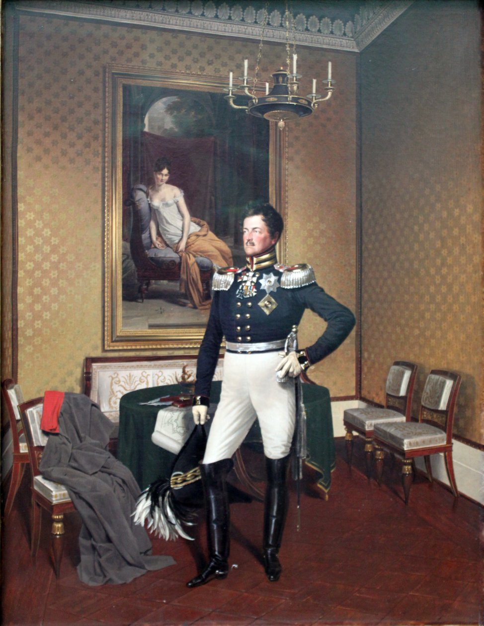 Principe Augusto di Prussia (1779-1843) da Franz Krüger