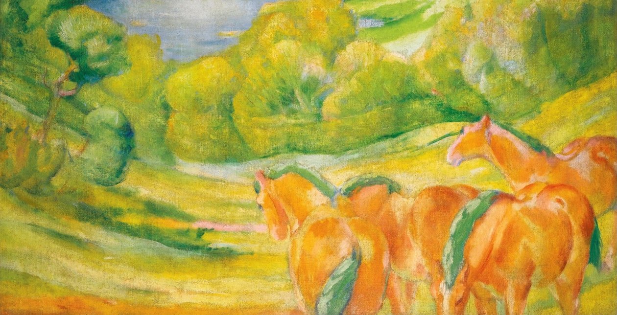 Grande paesaggio da Franz Marc