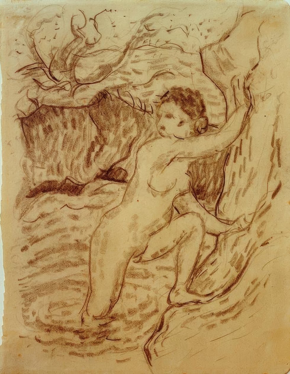 Bagnanti I (puntinista) da Franz Marc