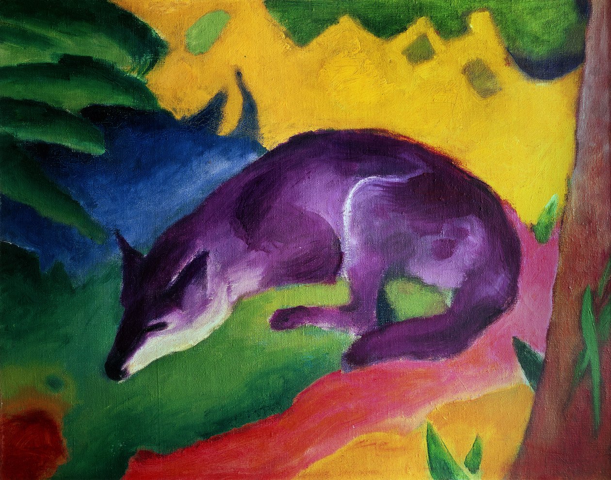 Volpe blu, 1911 da Franz Marc