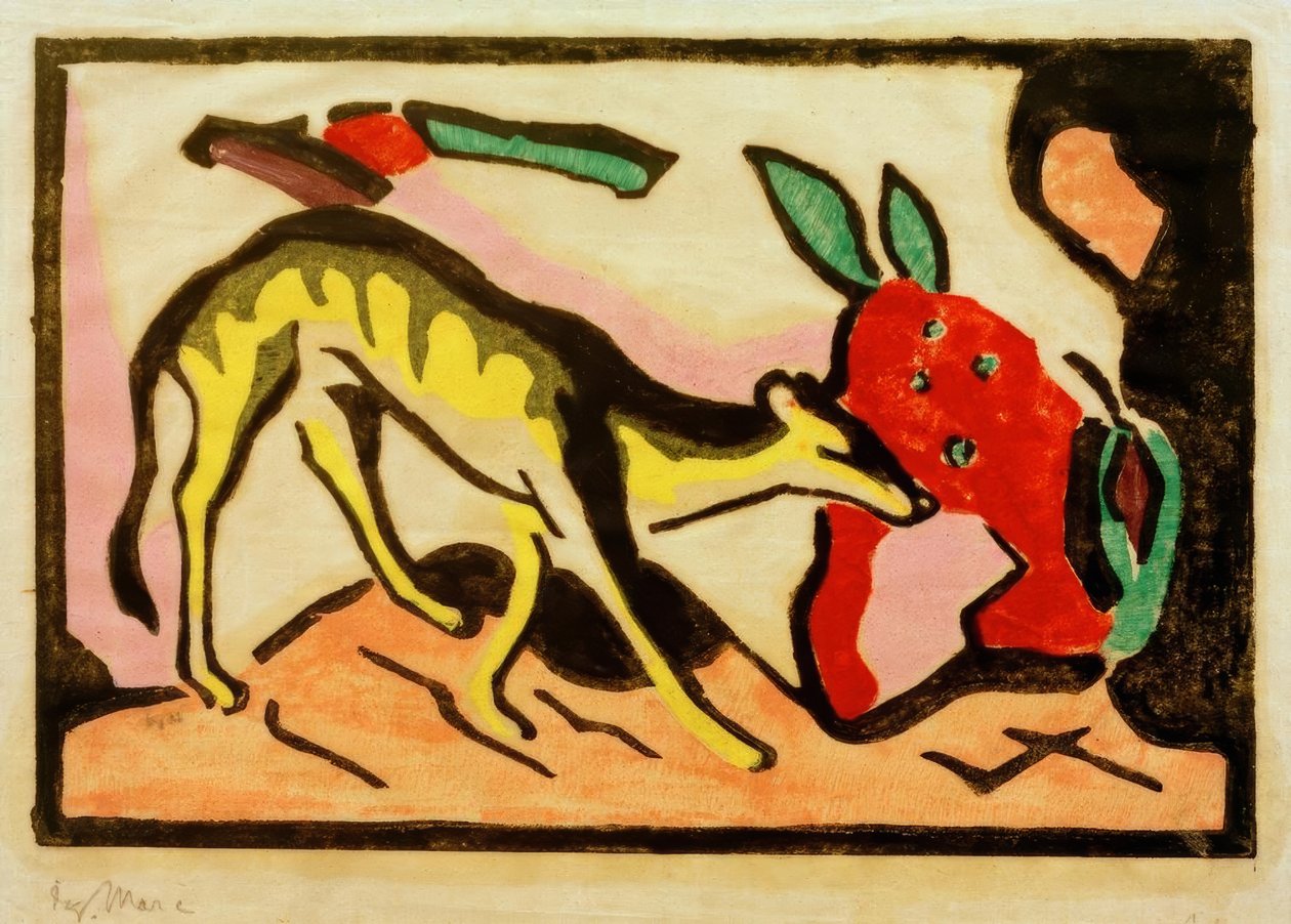 Creatura mitologica da Franz Marc