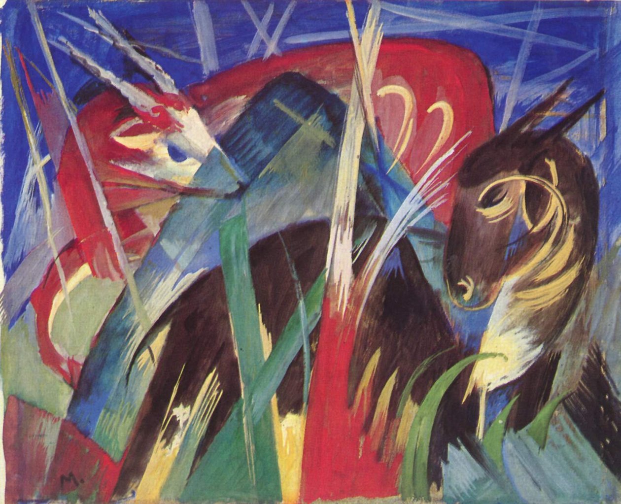 Animali favolosi da Franz Marc