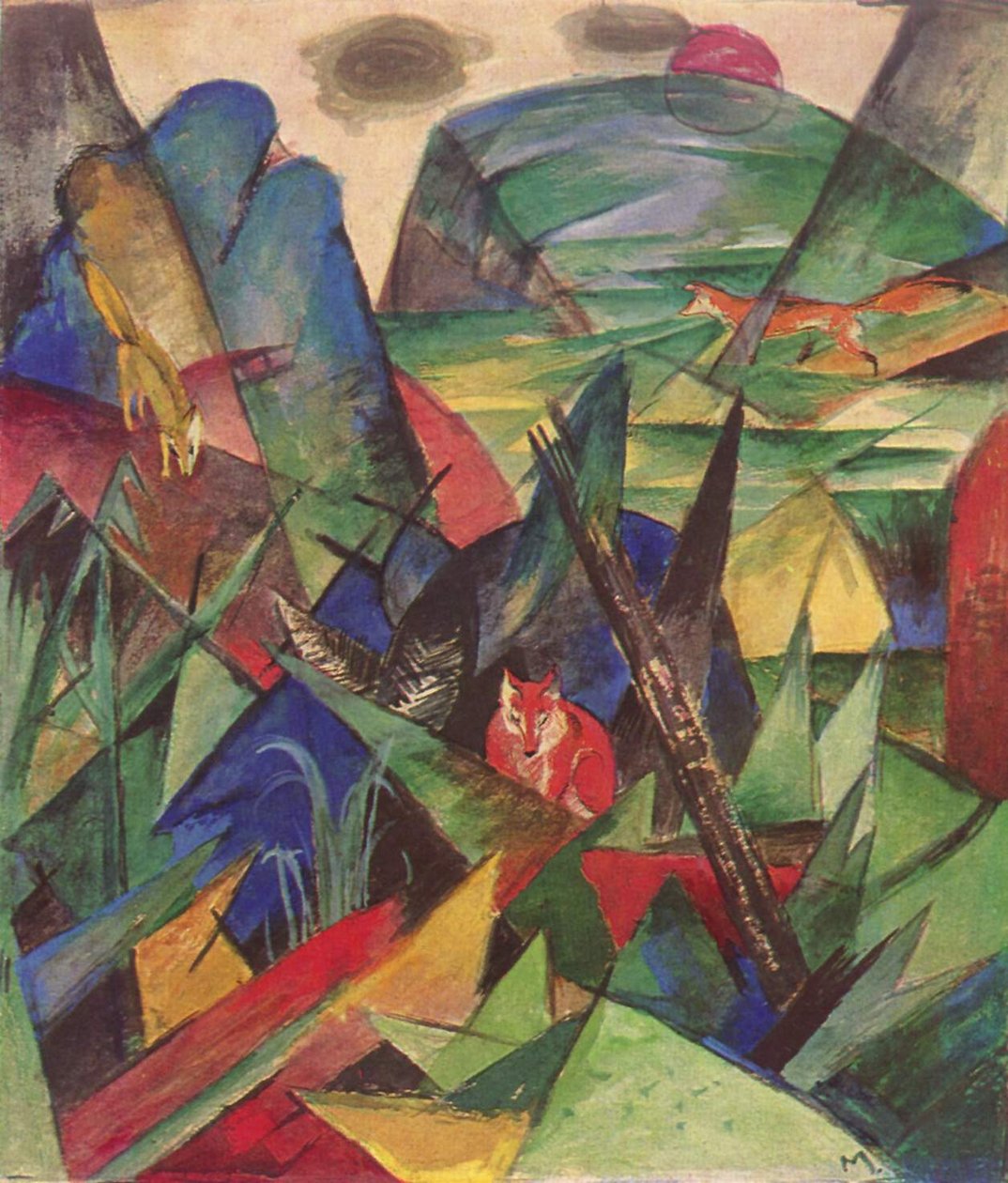 Volpi da Franz Marc