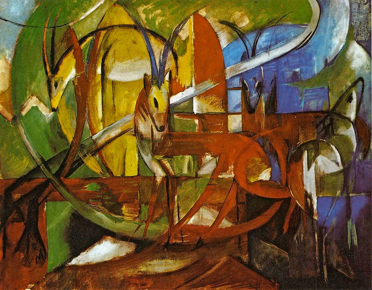 Gazzelle, 1913 da Franz Marc