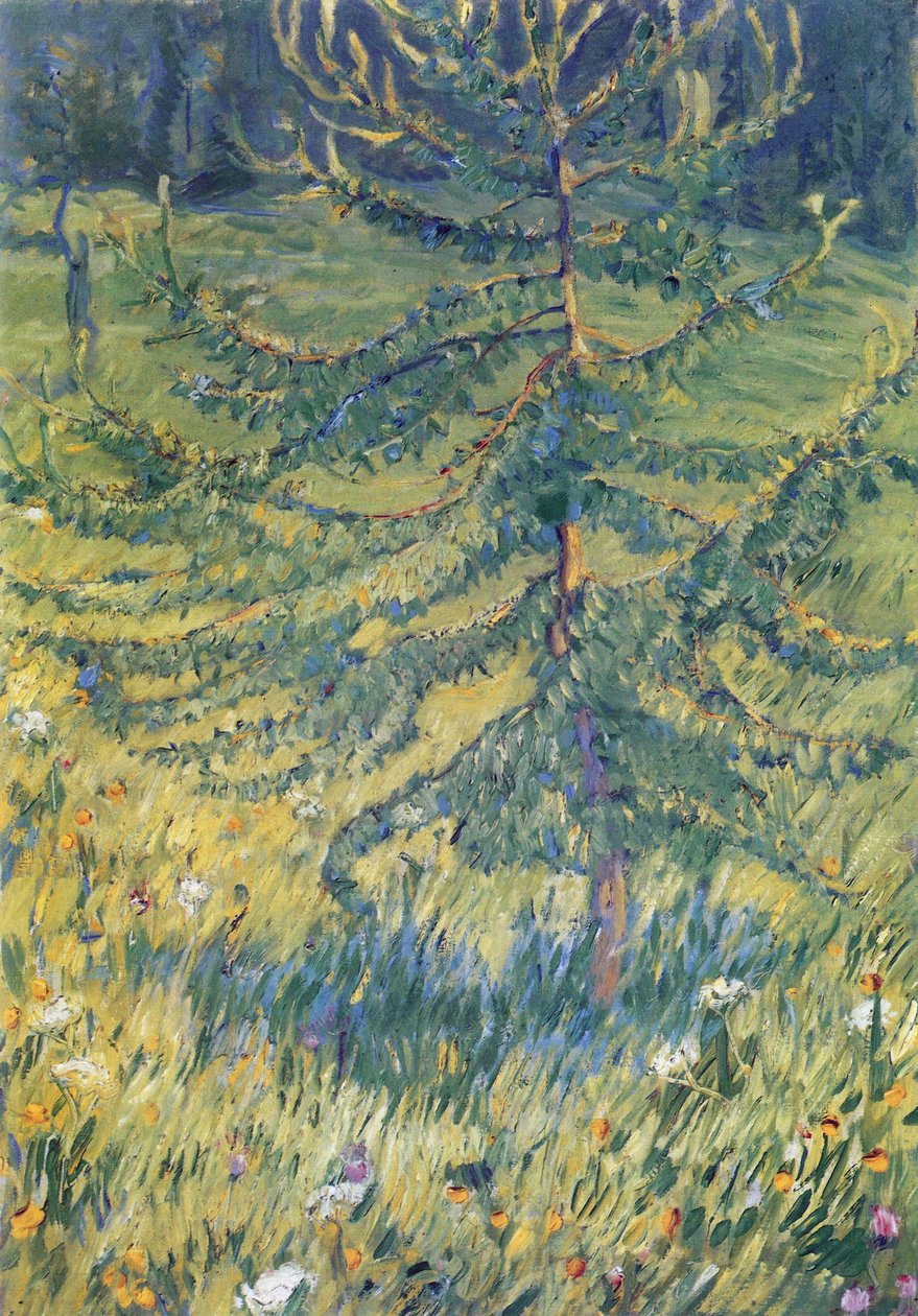 Piccolo albero di larice da Franz Marc