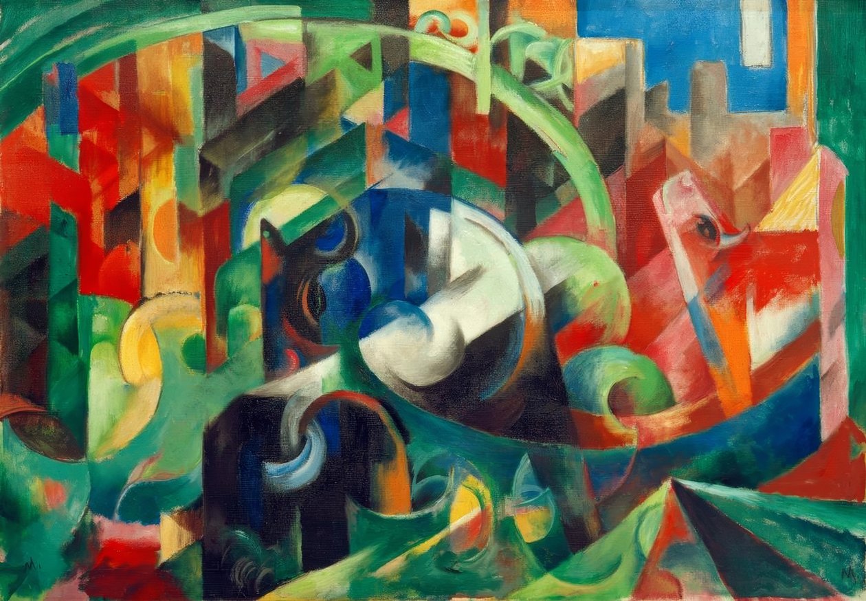 Bovini (Immagine con bovini I) da Franz Marc