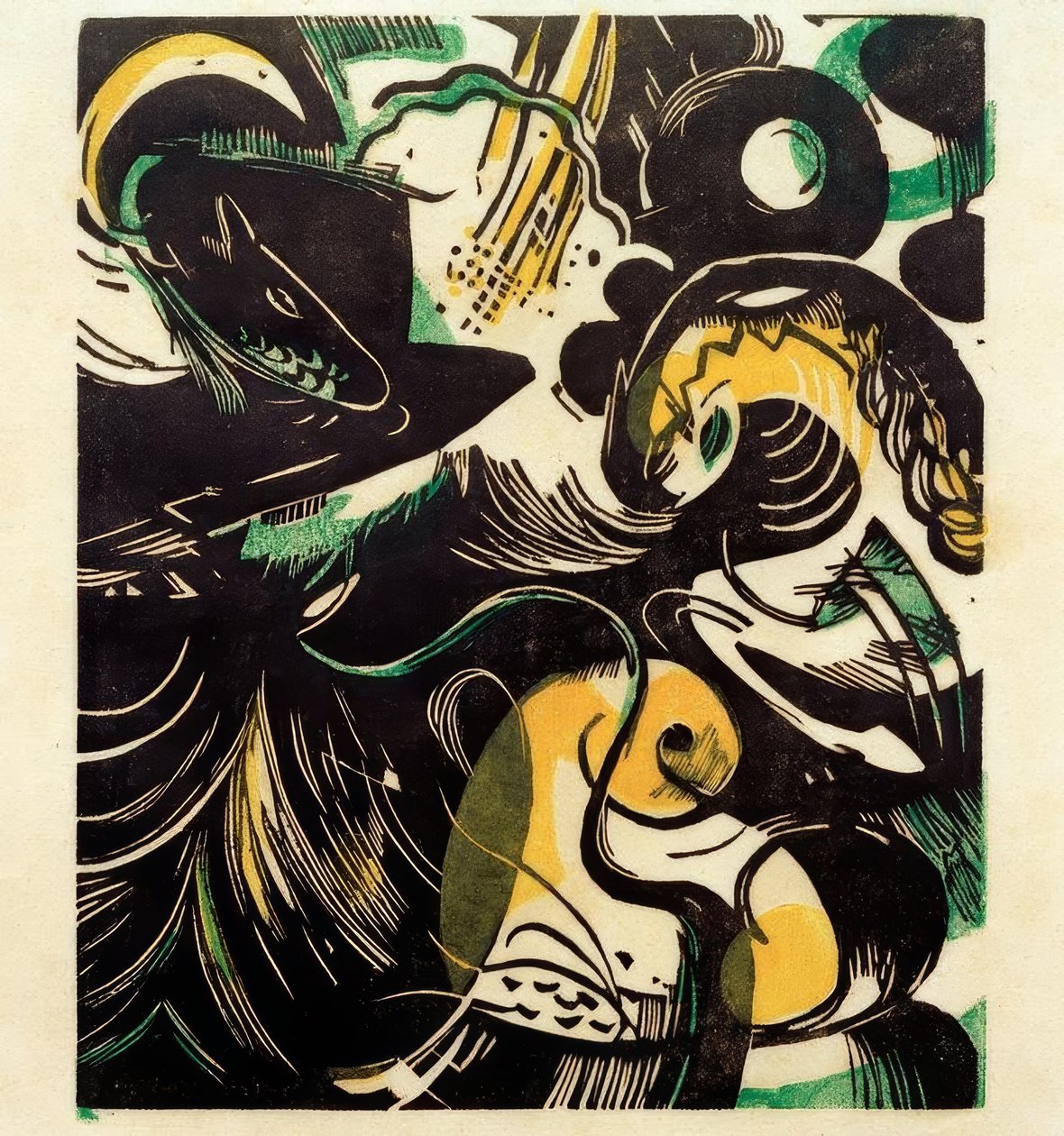 Storia della creazione II da Franz Marc