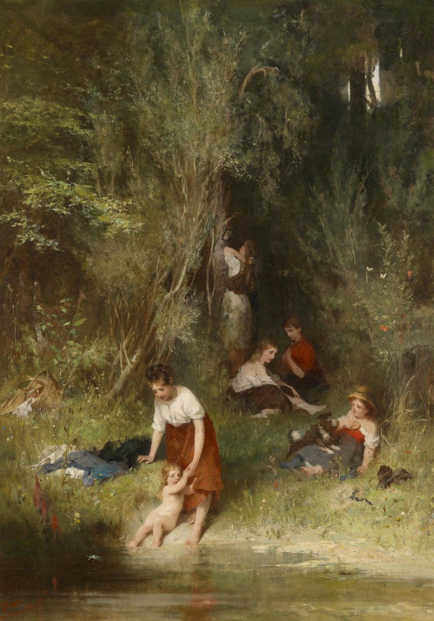 Bambini allo stagno da Franz Marc