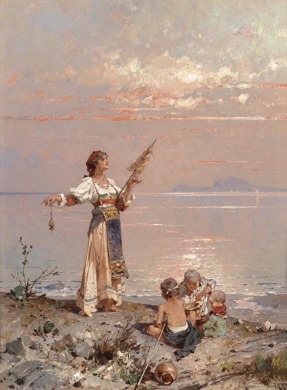 Nella baia di Napoli da Franz Richard Unterberger