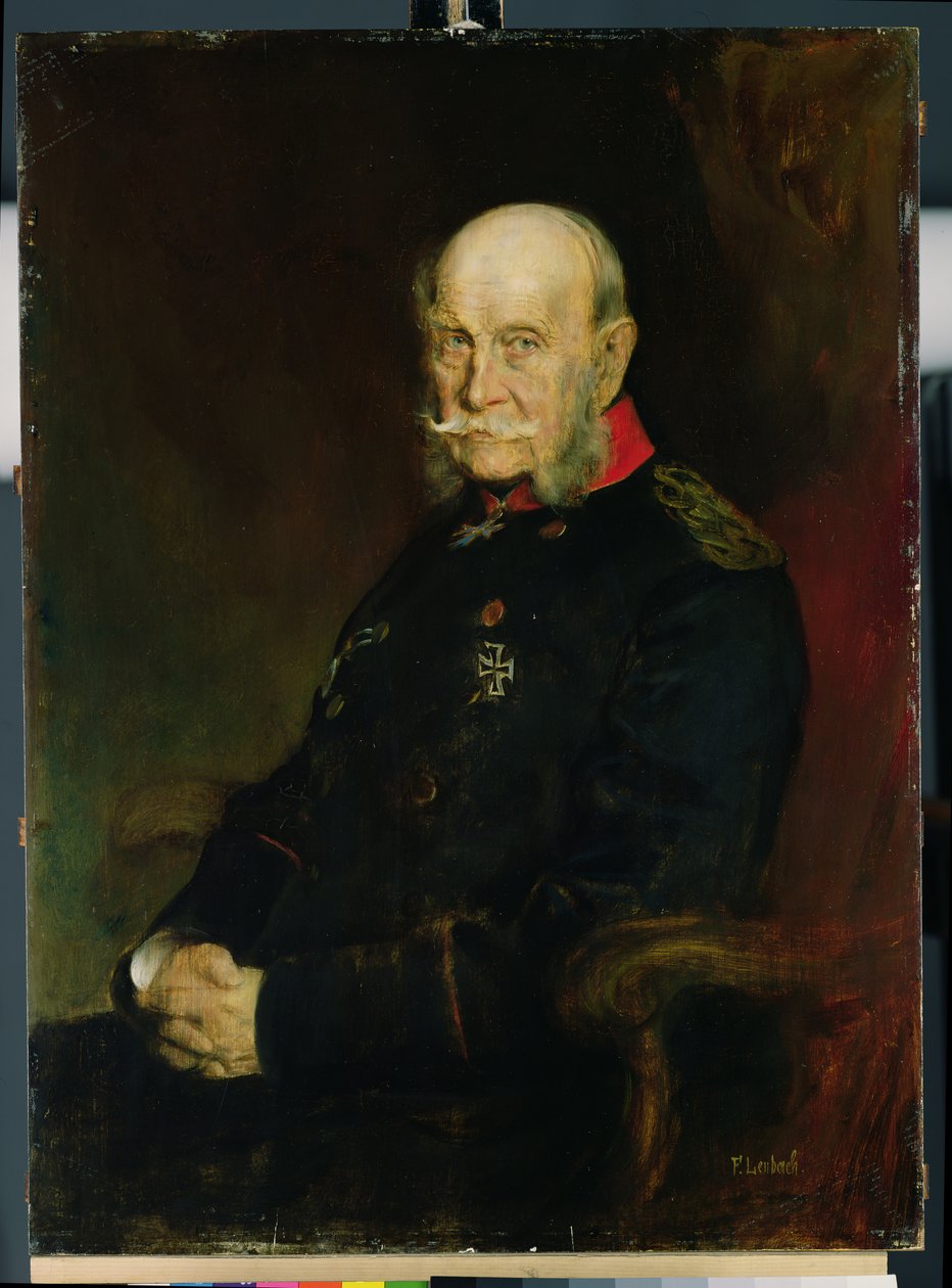Kaiser Guglielmo I (1797-1888), 1888 da Franz Seraph von Lenbach