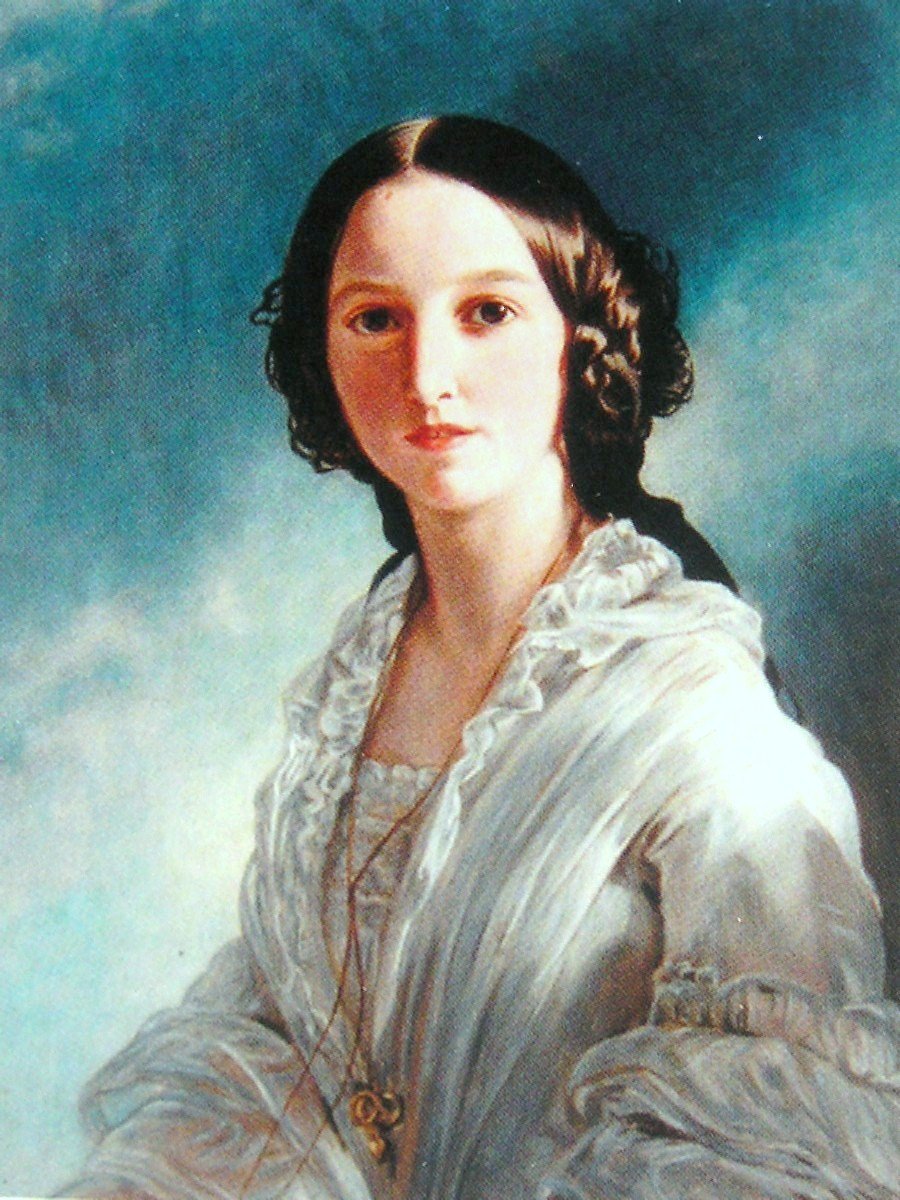Feodora di Hohenlohe-Langenburg da Franz Xaver Winterhalter